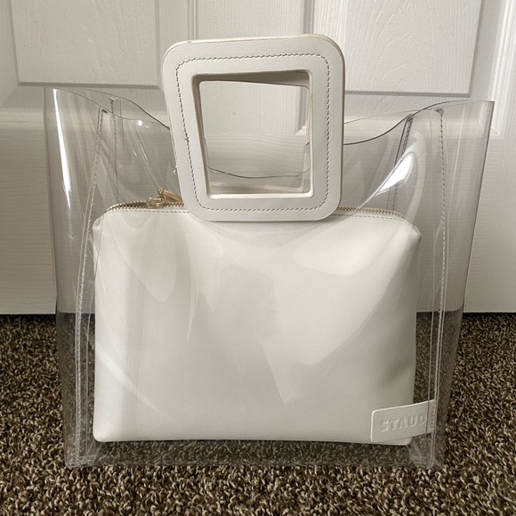 STAUD Handbags - Staud Shirley PVC bag in White